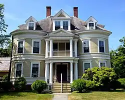 280 282 Elm Street, Northampton, MA. Built 1891. Colonial Revival.