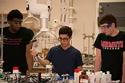 Incoming new students can participate in research projects with their professors and returning upper classmen during the summer prior to their enrollment