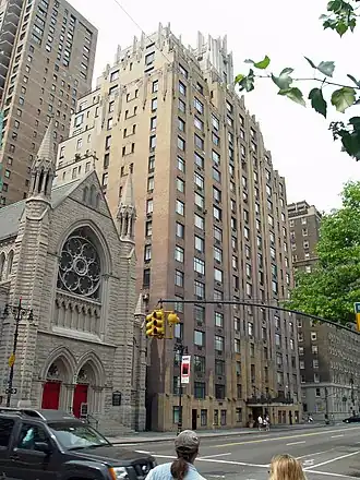 Photograph of Firehouse, Hook and Ladder Company 8, the New York City firehouse used for the exterior of the Ghostbusters headquarters