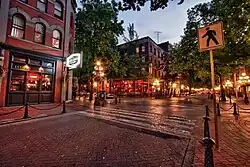 An image of Lamplighter Pub, the oldest in its historic Gastown.