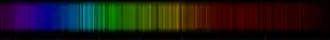 Color lines in a spectral range