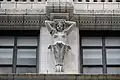 Front view of a caryatid