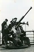 A single M/32 mount aboard HSwMS Malmö