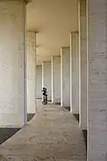 The seal can be seen carved into the floor of the temple area of the Manila American Cemetery and Memorial in the Philippines