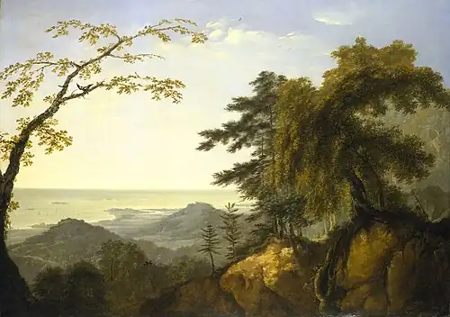 A View of the Island of New Caledonia in the South by William Hodges