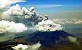 Ol Doinyo Lengai erupting in March 2008
