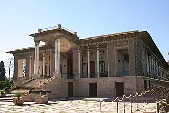 Exterior view of the mansion
