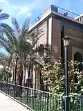 The exterior of the mosque's building