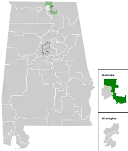 Map of the district