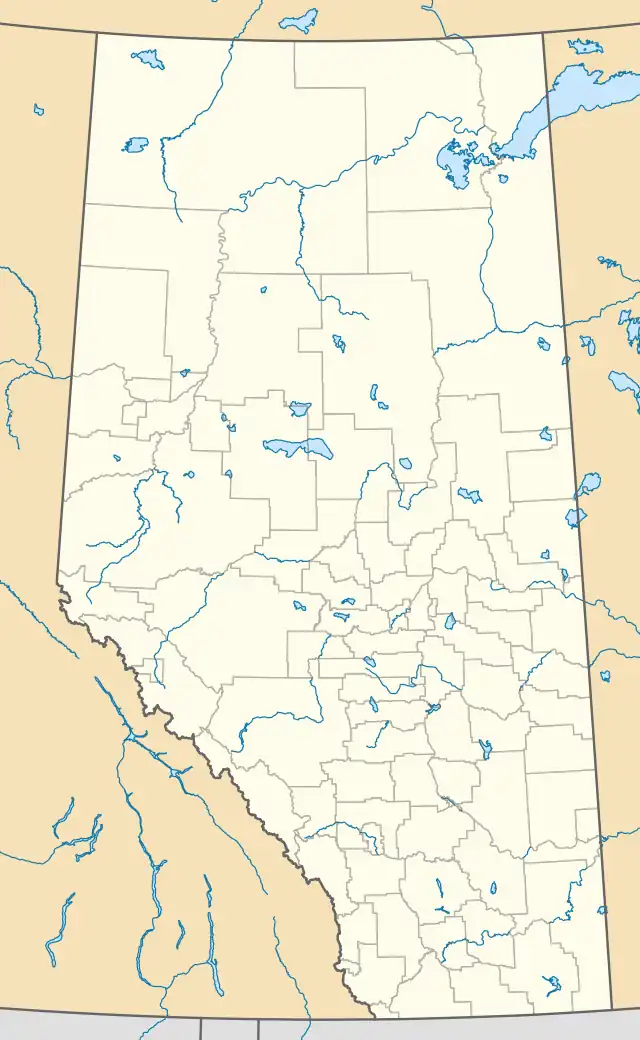Hardisty is located in Alberta