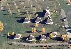 Aerial view of Alsónémedi