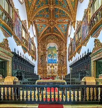 Image 19Interior of the Basilica and Convent of Nossa Senhora do Carmo, Recife, Brazil, built between 1665 and 1767 (from Baroque architecture)