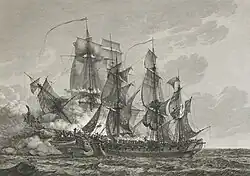 Pierre Ozanne's depiction of the battle