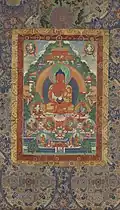 Amitabha in Sukhavati Pure Land