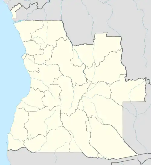 Cuban intervention in Angola is located in Angola