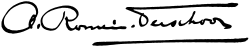 Signature of Annie Romein-Verschoor