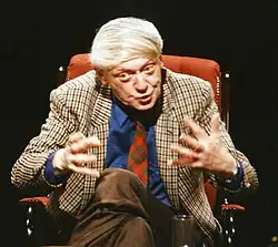 Burgess appearing on British television discussion programme After Dark "What is Sex For?" in 1988.