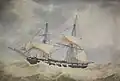 Le Louis Assailly D'un Coup de Vent (1825) at The Mariners' Museum