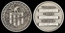 Image 120Robbins medallion of Apollo 16, by the Robbins Company (from Wikipedia:Featured pictures/Artwork/Others)