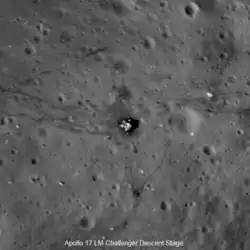 Close up of Apollo 17 Challenger descent stage