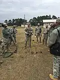 3rd Battalion conduct sling load training for the 856th Quartermaster Company at Camp Blanding February 2016.