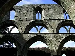 Arches in the nave
