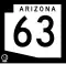 State Route 63 marker