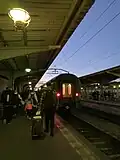 An Astra Trans Carpatic [de] train at the station