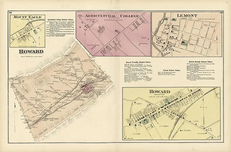 Atlas of Lemont, 1874