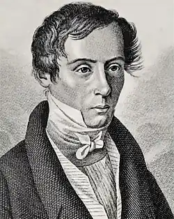 Engraving of Augustin-Jean Fresnel