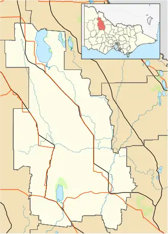 Springfield is located in Shire of Buloke