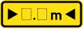(W8-208) Limited Width Warning (used in New South Wales)