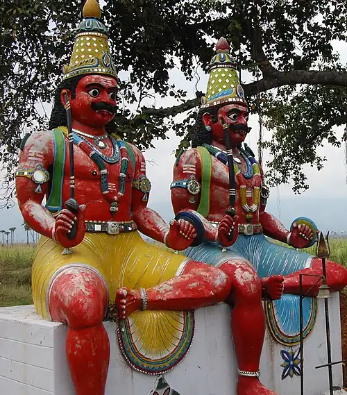 Image 8Aiyyan̲ār, guardian folk deity of Tamils (from Tamils)