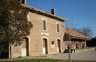 The old railway station
