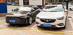 Buick Regal (second facelift, left; pre-facelift, right)
