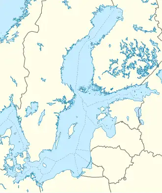 Primorsk is located in Baltic Sea
