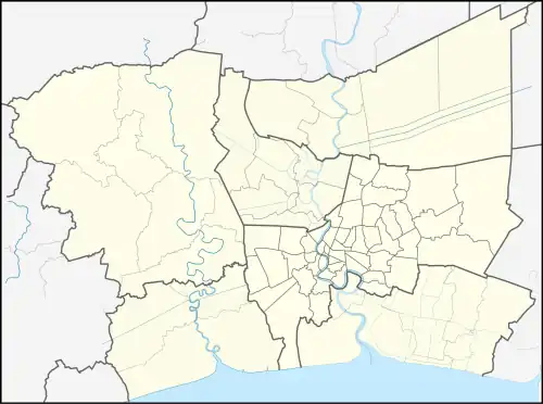 Bangkok is located in Bangkok Metropolitan Region
