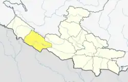 Location of Banke District