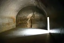 Polished interior of Sudama, in the Barabar Caves, 3rd century BC