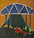The Bridge over the Turbulent River Morava (from the cycle Prison Days), 2003, MNMA, Jagodina