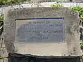 Plaque on Cross Gates Road