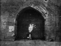 Gates crushed by Russian cannons during the night storming of Beijing