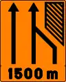 F79: Reduction of lanes
