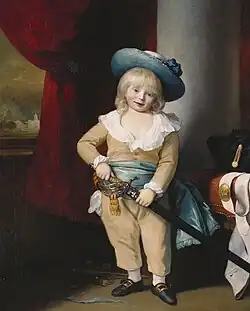Portrait of Prince Octavius by Benjamin West