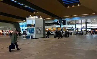 Departure area