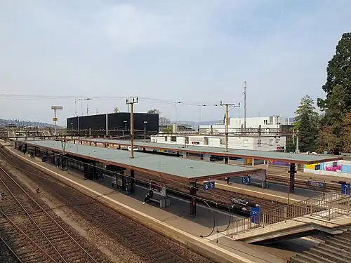 Canopy-covered platforms
