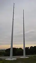 Wintrack high voltage pylons under construction