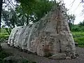 Birch bark longhouse