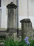 Natalia Cantacuzino grave (left)