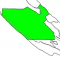A map of Bodega Ridge Provincial Park, as enlarged by recent donations